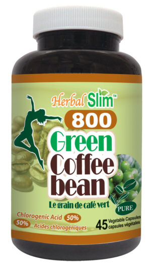 Herbal Slim Green Coffee Bean Extract 800mg 45 Capsules