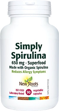 New Roots Simply Spirulina 90 Capsules