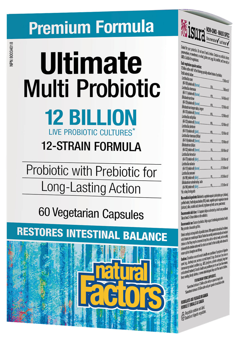 Natural Factors Ultimate Multi Probiotics 60 capsules