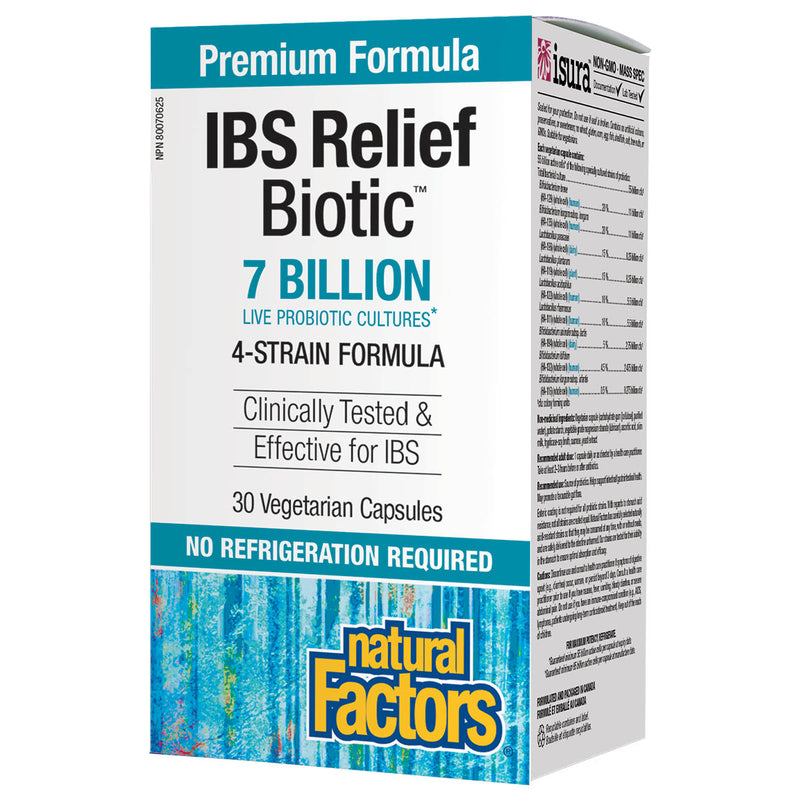 Natural Factors IBS Relief Biotics 30 capsules