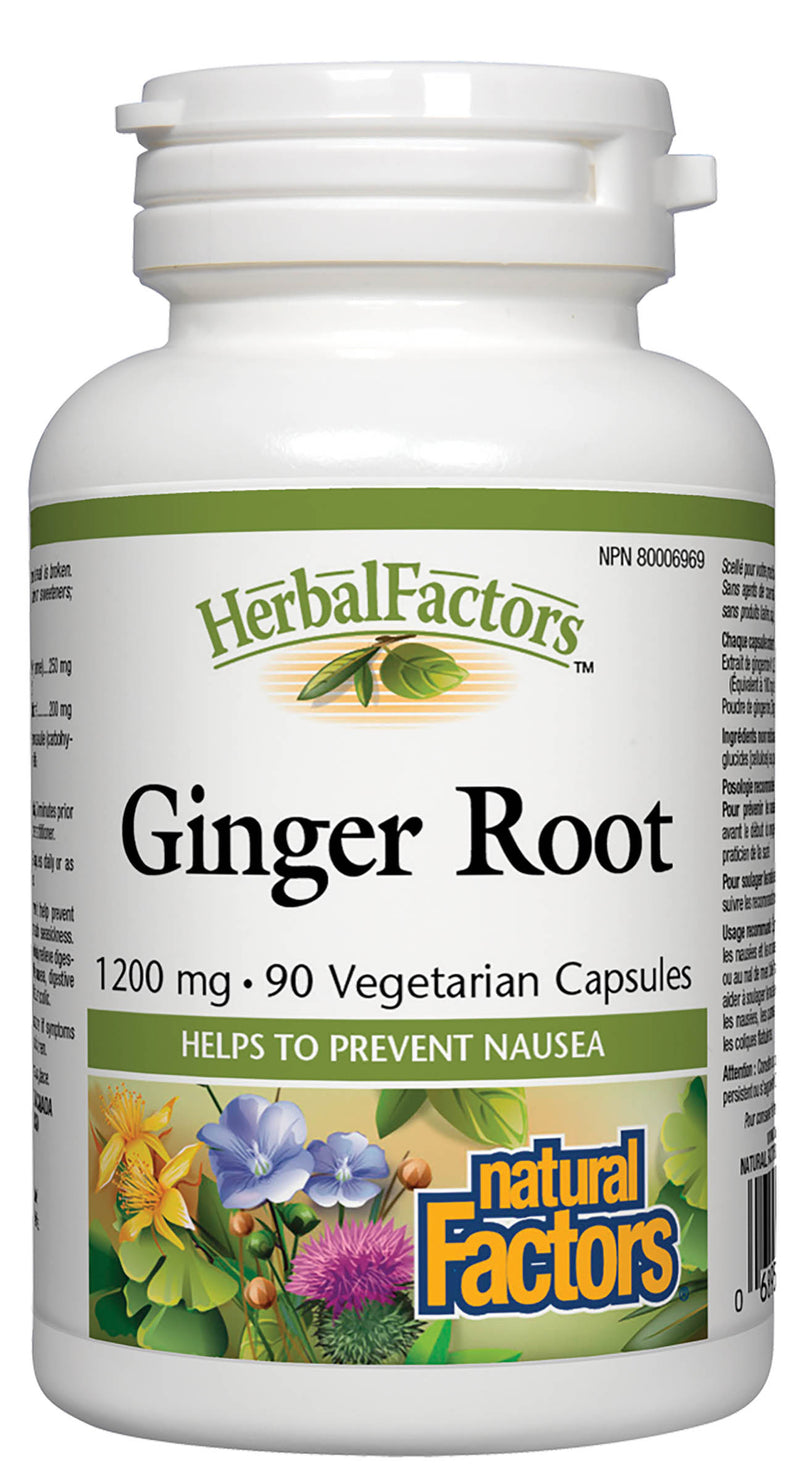Natural Factors Ginger 90 capsules