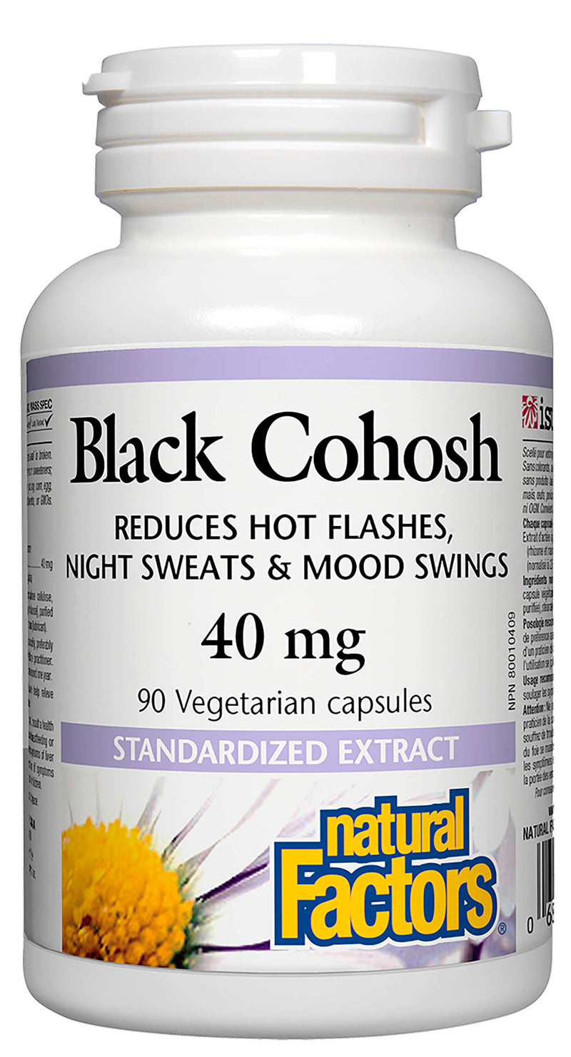 Natural Factors Black Cohosh 80mg 90 capsules