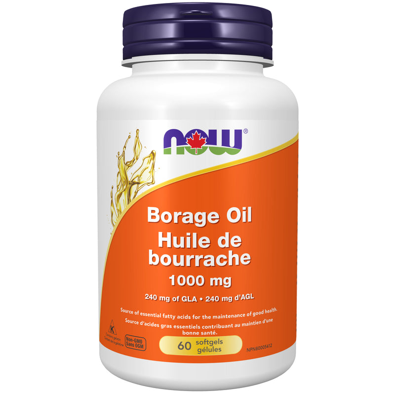 Borage Oil Softgels, 60 Count