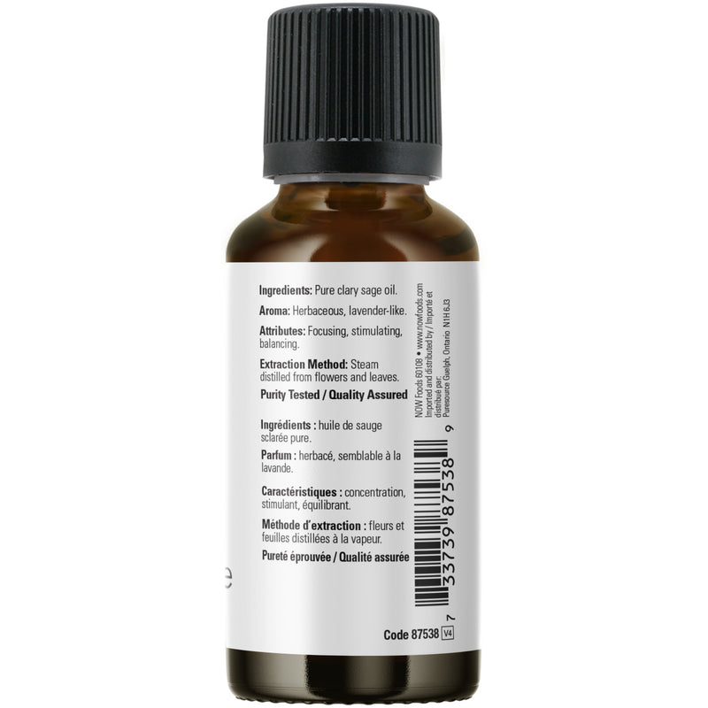 Clary Sage Essential Oil, 30mL