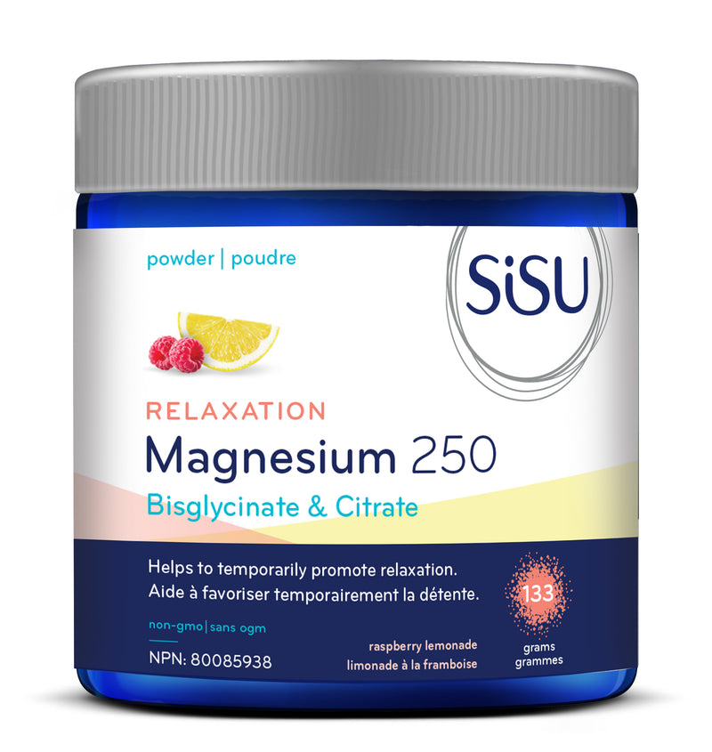 Sisu Magnesium 250g Relaxation Blend 133g - Raspberry Lemonade