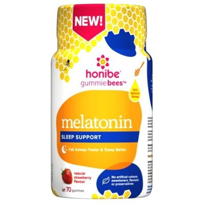 Honibe Melatonin 70 gummies - Strawberry