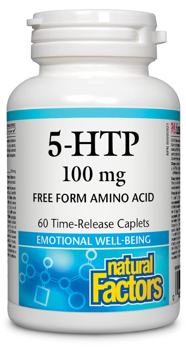 Natural Factors 5-HTP 100mg 60 capsules