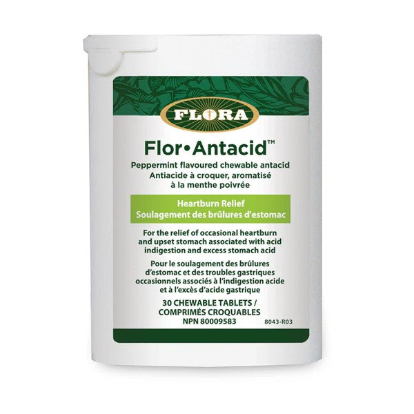 Flora Flor Antacid 30 Chewable Tablets