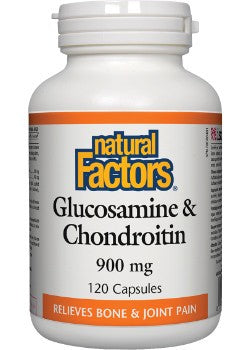 Natural Factors Glucosamine & Chondroitin 900mg 120 Capsules