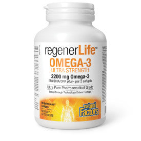 Natural Factors Regener Life Omega 3 Ultro 2200mg 90 softgels