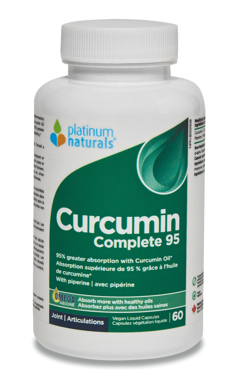 Platinum Naturals Curcumin Complete 95 60 Softgels