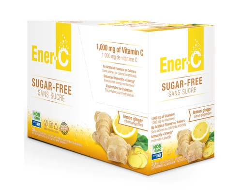 Ener-C Vitamin C 30 packets - Lemon Ginger Sugar Free