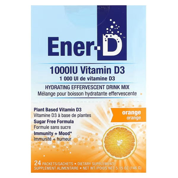Ener-D Vitamin D Single Pack 5.15oz - Orange