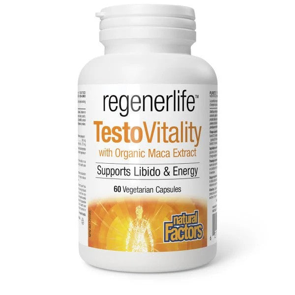 Natural Factors RegenerLife TestVitality 60 Capsules