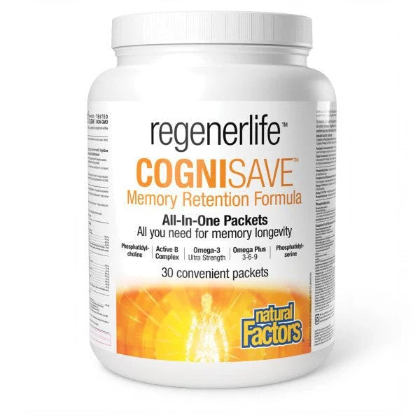 Natural Factors RegenerLife CogniSave 30 Packets