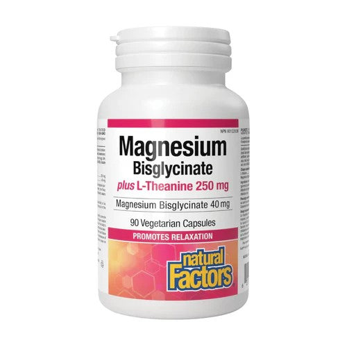 Natural Factors Magnesium plus Theanine 90 Capsules