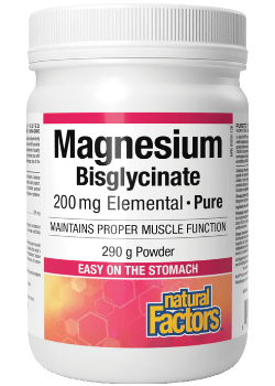 Natural Factors Magnesium Bisglycinate 200mg  290g