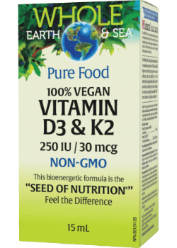 Whole Earth & Sea Vegan Vitamin D & K 15ml