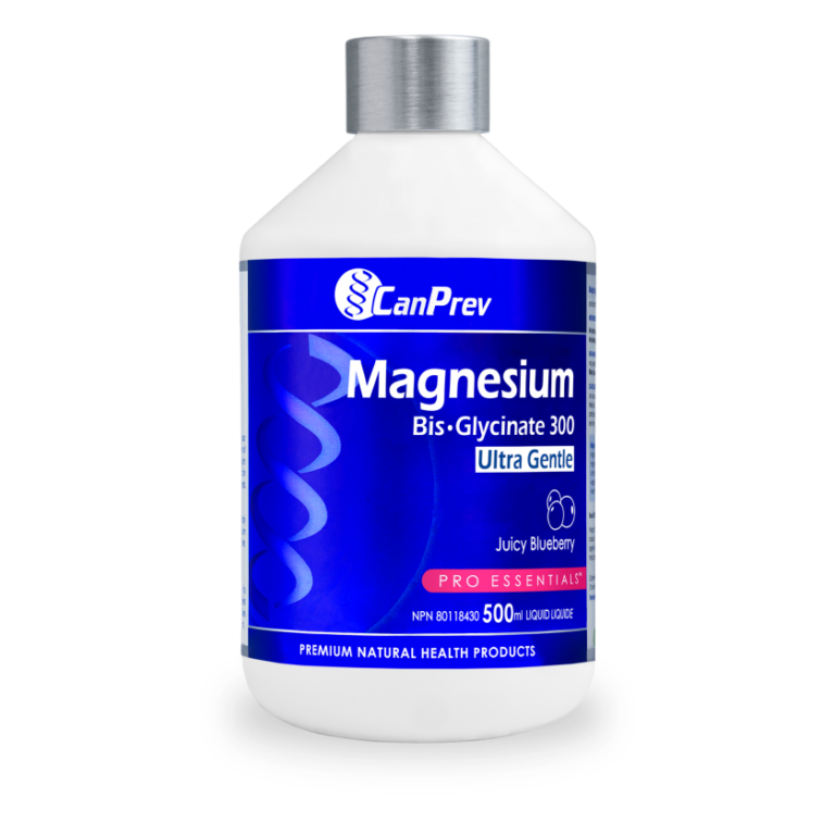 CanPrev Magnesium Bisglycinate 300mg Ultra Gentle 500ml - Juicy Blueberry